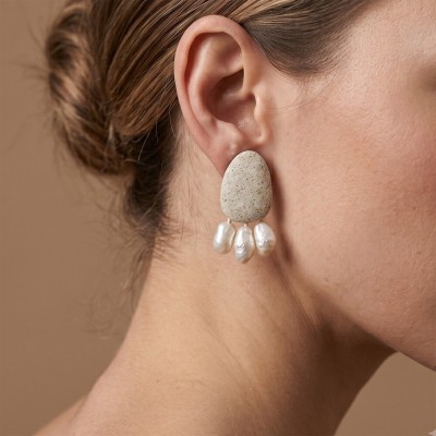 Boucles d’oreilles Bora Bora, Marque Nature | Bijoux Totem
