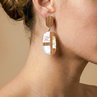 Boucles d’oreilles Kamakura, Marque Nature | Bijoux Totem