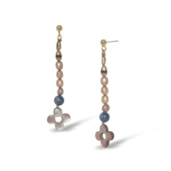 NATURE bijoux Boucles d'oreilles Poussoir Longues Montmartre.