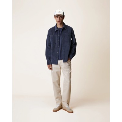 FAGUO - Surchemise en velours Clemont - Navy