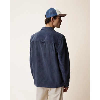 FAGUO - Surchemise en velours Clemont - Navy