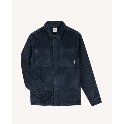 FAGUO - Surchemise en velours Clemont - Navy
