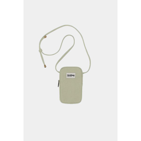 HINDBAG - Pochette téléphone Bill - Vert Argile
