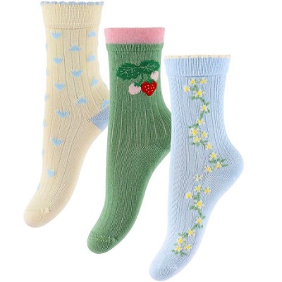 MINIPOP - Chaussettes en bambou x3 - Clear Sky