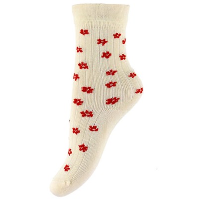 MINIPOP - Chaussettes en bambou x3 - Cherry Tomato