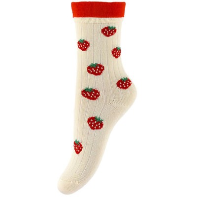 MINIPOP - Chaussettes en bambou x3 - Cherry Tomato