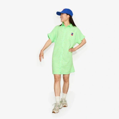 WORLD OF POP - Robe chemise - Green