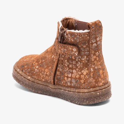 BISGAARD - Bottines Siggi Lamb - Marron à Fleur