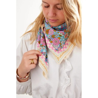 Foulard Amaia, Marque BONHEUR DU JOUR | Bijoux Totem.