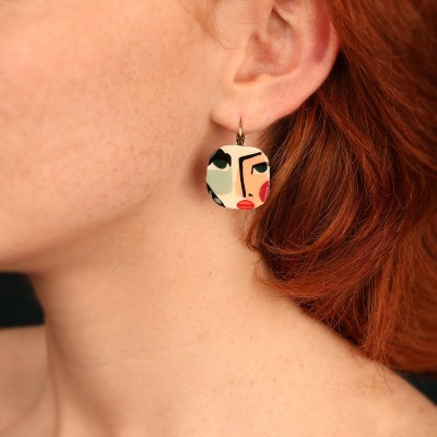 Dormeuses Girls. Marque Taratata bijoux | Bijoux Totem