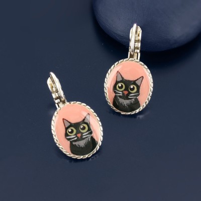 Dormeuses Chicorée, Marque Taratata bijoux | Bijoux Totem