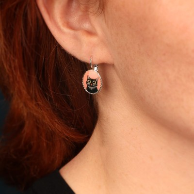 Dormeuses Chicorée, Marque Taratata bijoux | Bijoux Totem