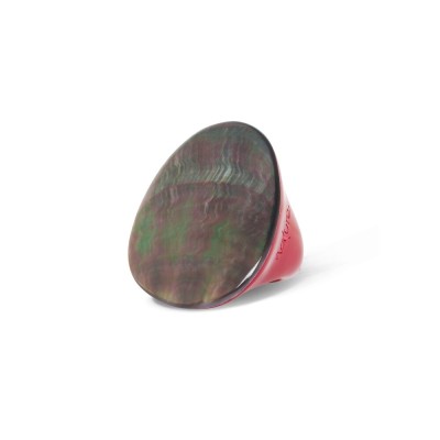 Bague Nacre Noire Sumida, Marque Nature | Bijoux Totem