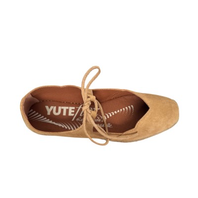 LA MAISON DE L'ESPADRILLE - Ballerine à lacets - Cuero