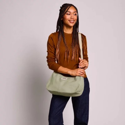 HINDBAG - Sac bandoulière Rosa - Argile