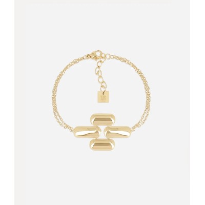 Bracelet Runica Acier doré, Marque Zag Bijoux | Bijoux Totem