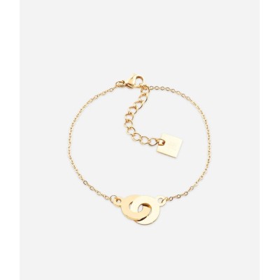Bracelet Bow Acier doré, Marque Zag Bijoux | Bijoux Totem