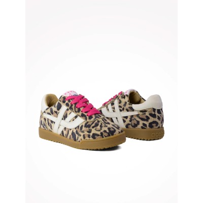 ACEBOS - Baskets Janys - Beige Léopard