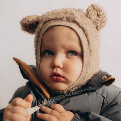 WOOLY ORGANIC - Cagoule en peluche - Savannah