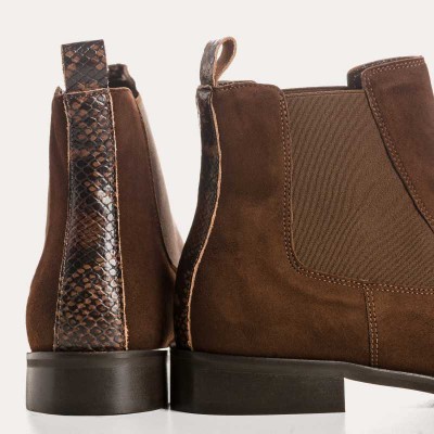 REQINS - Bottines Zellie - Cacao