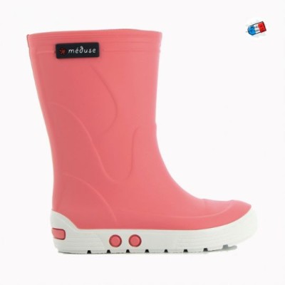 Méduse – Bottes Enfant Airport Bonbon/Blanc