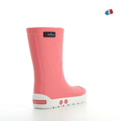 Méduse – Bottes Enfant Airport Bonbon/Blanc