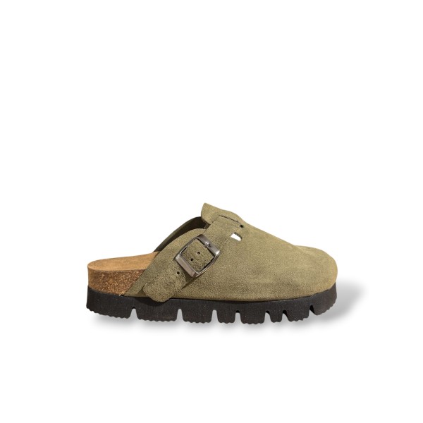 LA MAISON DE L'ESPADRILLE - Sabot - Kaki