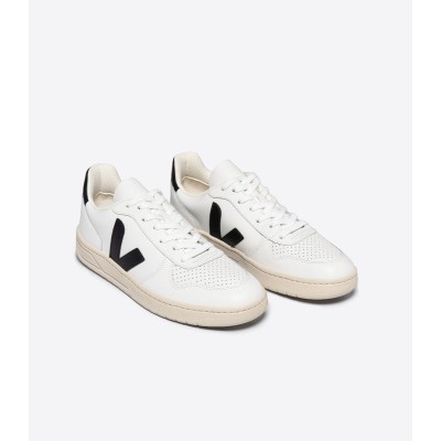 Veja - Baskets - V10 Leather White Black