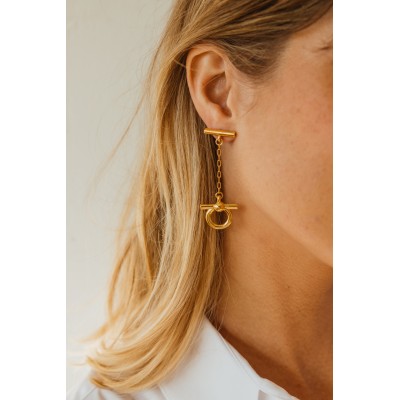 CXC Boucles d'oreilles Eucalyptus.