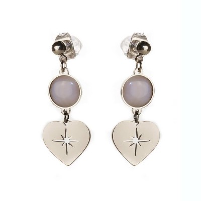 ZAG Bijoux Boucles d’oreilles Cœurs.