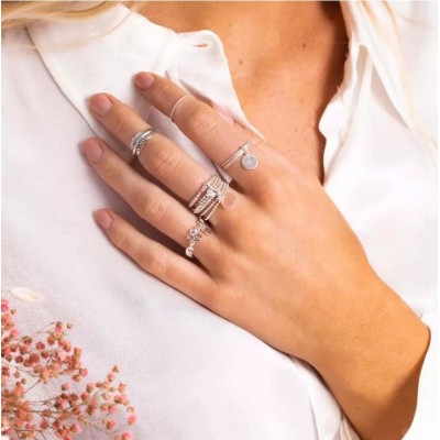 DORIANE Bague Rose des vents.