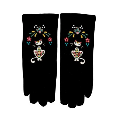 QUAND LES POULES AURONT DES GANTS Gants Mimine Blanc.