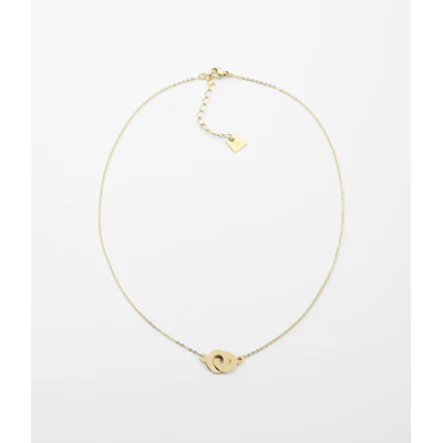 ZAG Bijoux Collier Bow Acier doré.