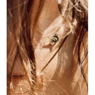 ZAG Bijoux Collier Bow Acier doré.