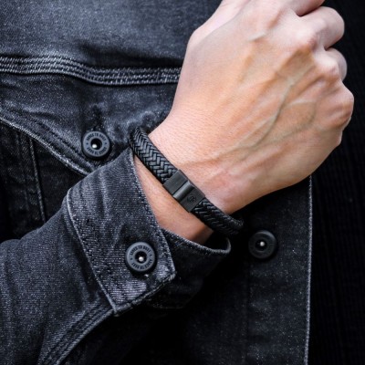 REBEL&ROSE Bracelet Full Metal Herringbone.