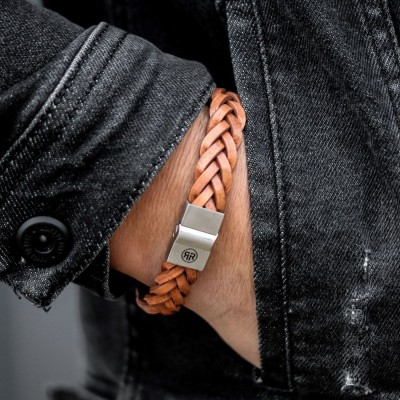 REBEL&ROSE Bracelet Full Metal Braided.