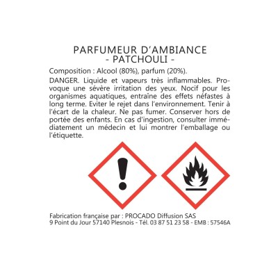 LES LUMIERES DU TEMPS Spray d’ambiance Patchouli.