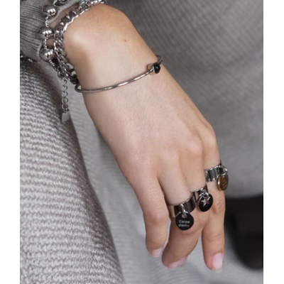 ZAG Bijoux Bague Ma Bonne Etoile Acier.