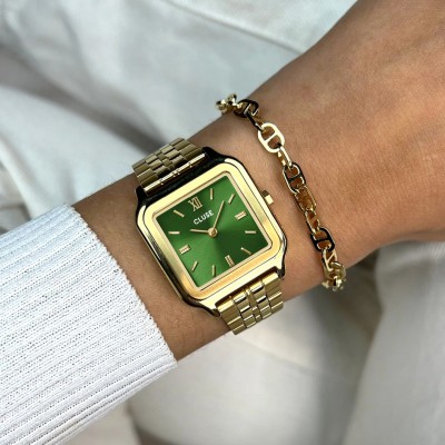 CLUSE Montre Femme Gracieuse Forest Green.
