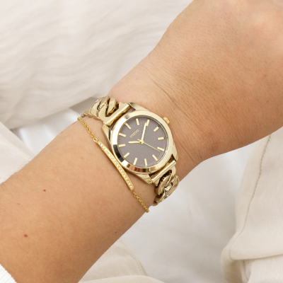 OOZOO Montre Femme ronde.