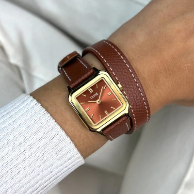 Cluse Montre Femme Gracieuse Petite Double tours.