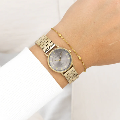 OOZOO Montre Femme ronde.