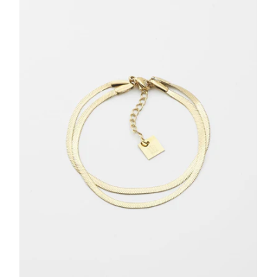 ZAG Bijoux Bracelet Acier doré Ghery.