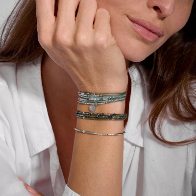 DORIANE Bijoux Bracelet Atlanta Pastille.