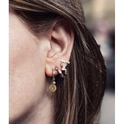 ZAG Bijoux Boucles d’oreilles Créoles Ariel.
