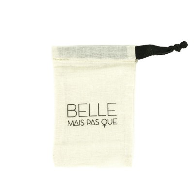 BELLE MAIS PAS QUE Boucles d’oreilles White Jasmin.
