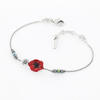 TARATATA bijoux Bracelet Taraboum Joli Coquelicot.
