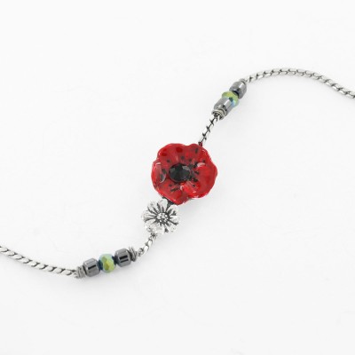 TARATATA bijoux Bracelet Taraboum Joli Coquelicot.