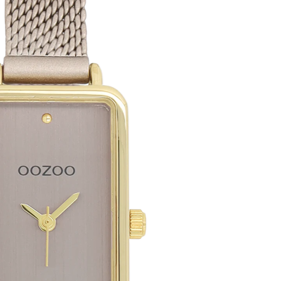 OOZOO Montre femme rectangulaire.