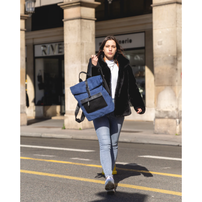 ZEDE Paris Sac à dos Bastille Bleu.
